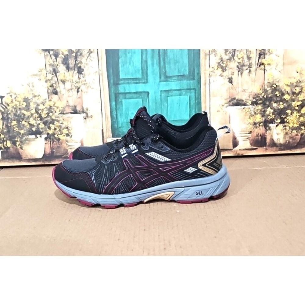 Asics‎ Gel-Venture 7 Trail Running Shoes, Graphite, Women's 10